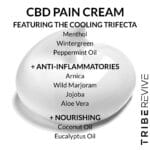 Tribe Revive CBD Pain Cream Ingredients - TribeTokes