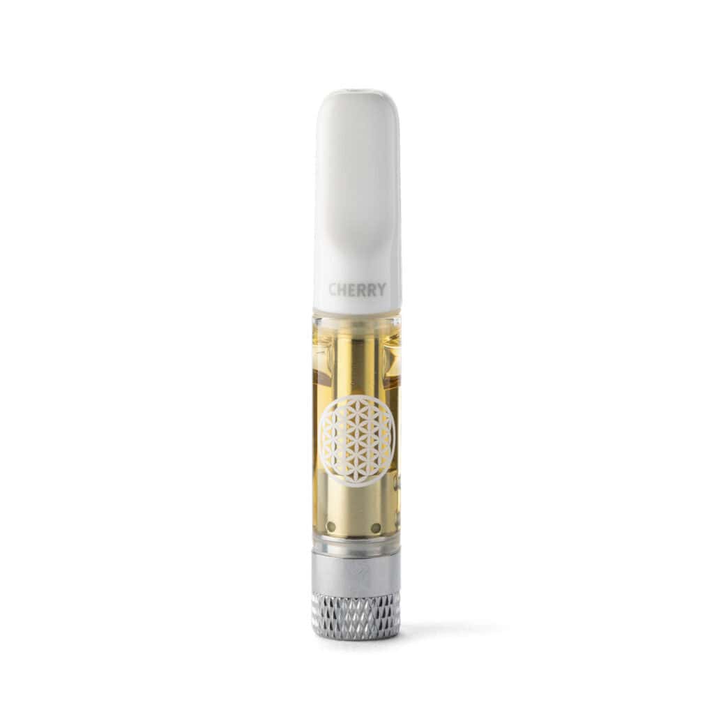 A leak-proof THCa Live Resin Vape cartridge from Tribe Tokes.