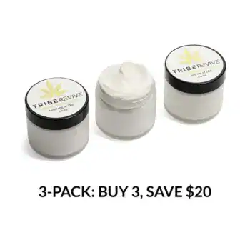 3-Pack CBD Pain Relief Cream | Save $20