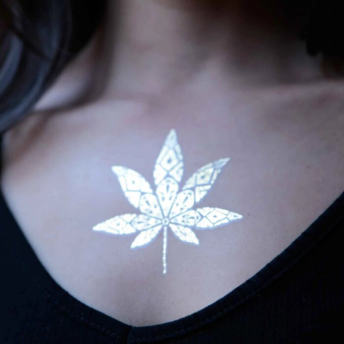 TribeTats Metallic Tattoos | Cannabis Collection - TribeTokes