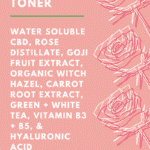 TribeTokes presents CBD Rose Toner