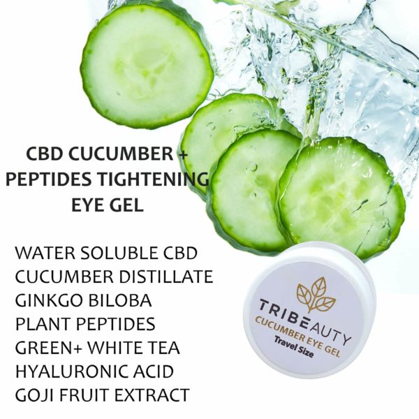 CBD Cucumber & Peptides Eye Gel Ingredients
