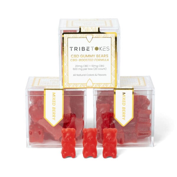 TribeTokes CBD Gummy Bears 3-Pack