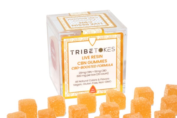 CBN Live Resin Gummies | 600mg | CBD-Boosted | Peach - Image 4