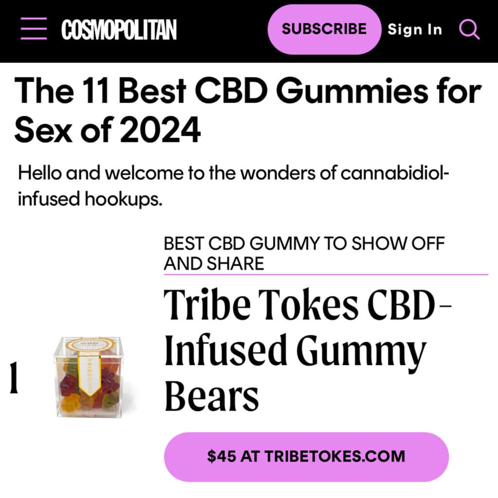 Cosmo Best CBD Gummy for Sex
