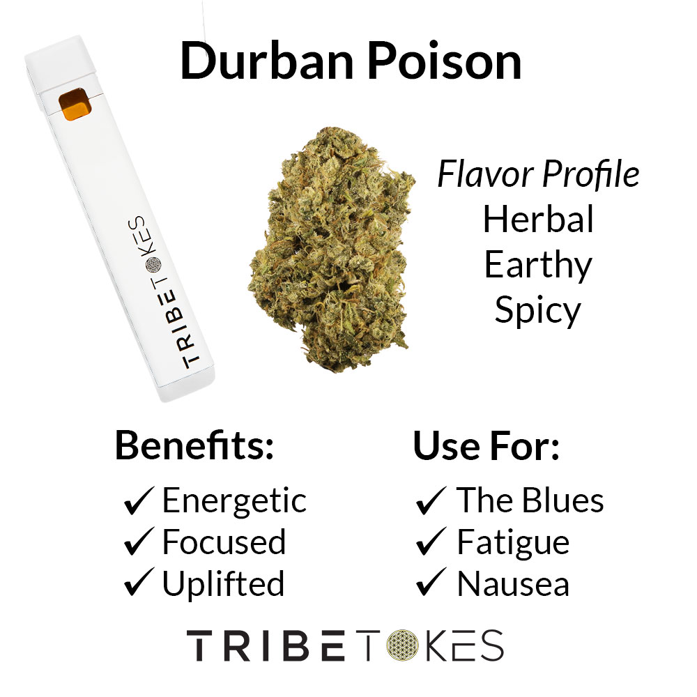 Durban Poison THCa Disposable Pen TribeTokes