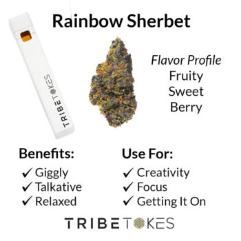 Rainbow Sherbet Disposable Strain Profile