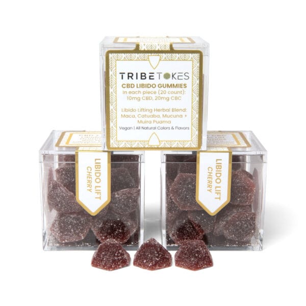CBD Libido Lift Gummies | With CBC, Maca, Muira Puama, Catuaba + Mucuna | Peach - Image 4