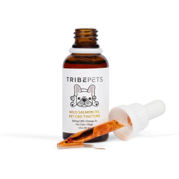 Wild Salmon Oil Pet CBD Tincture from Tribe Tokes.
