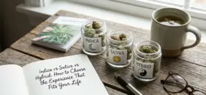 Indica vs Sativa vs Hybrid: How to Choose the Experience That Fits Your Life